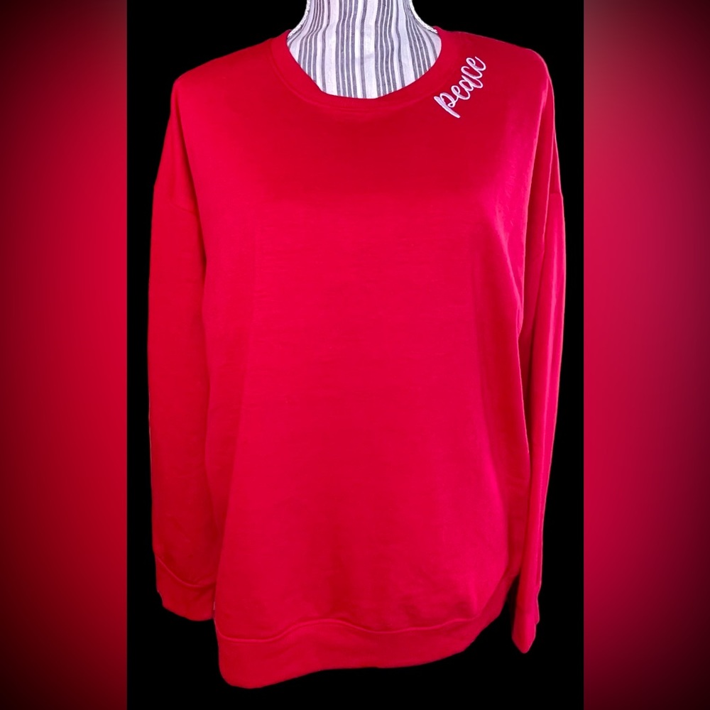 Workshop Republicans Clothing Christmas Red Pullover Sweater Size XL NWOT!